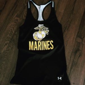 Under Armour Marine ribbed stretch tank